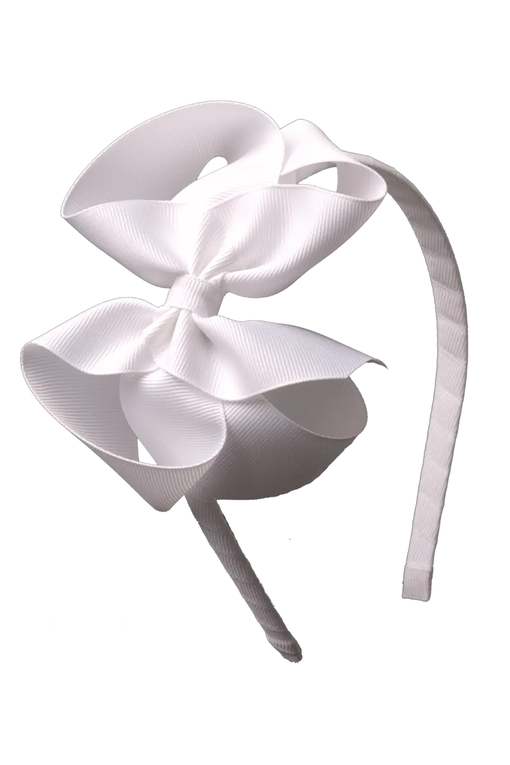 Stylish White Bow Headband