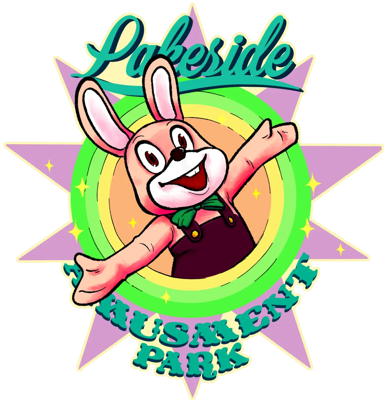 Lakeside Amusement Park Rabbit Mascot