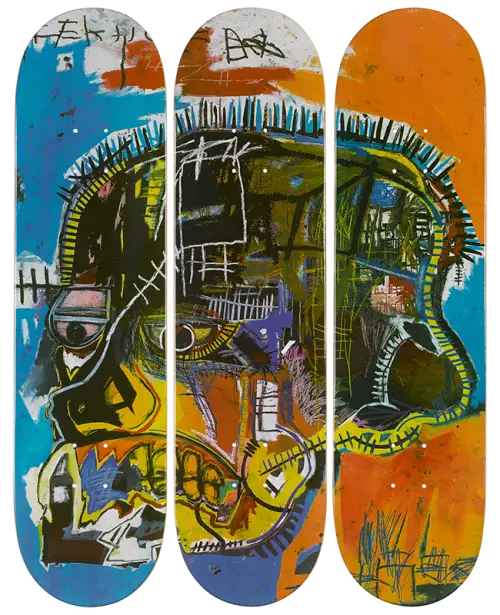 Colorful Abstract Art on Skateboards