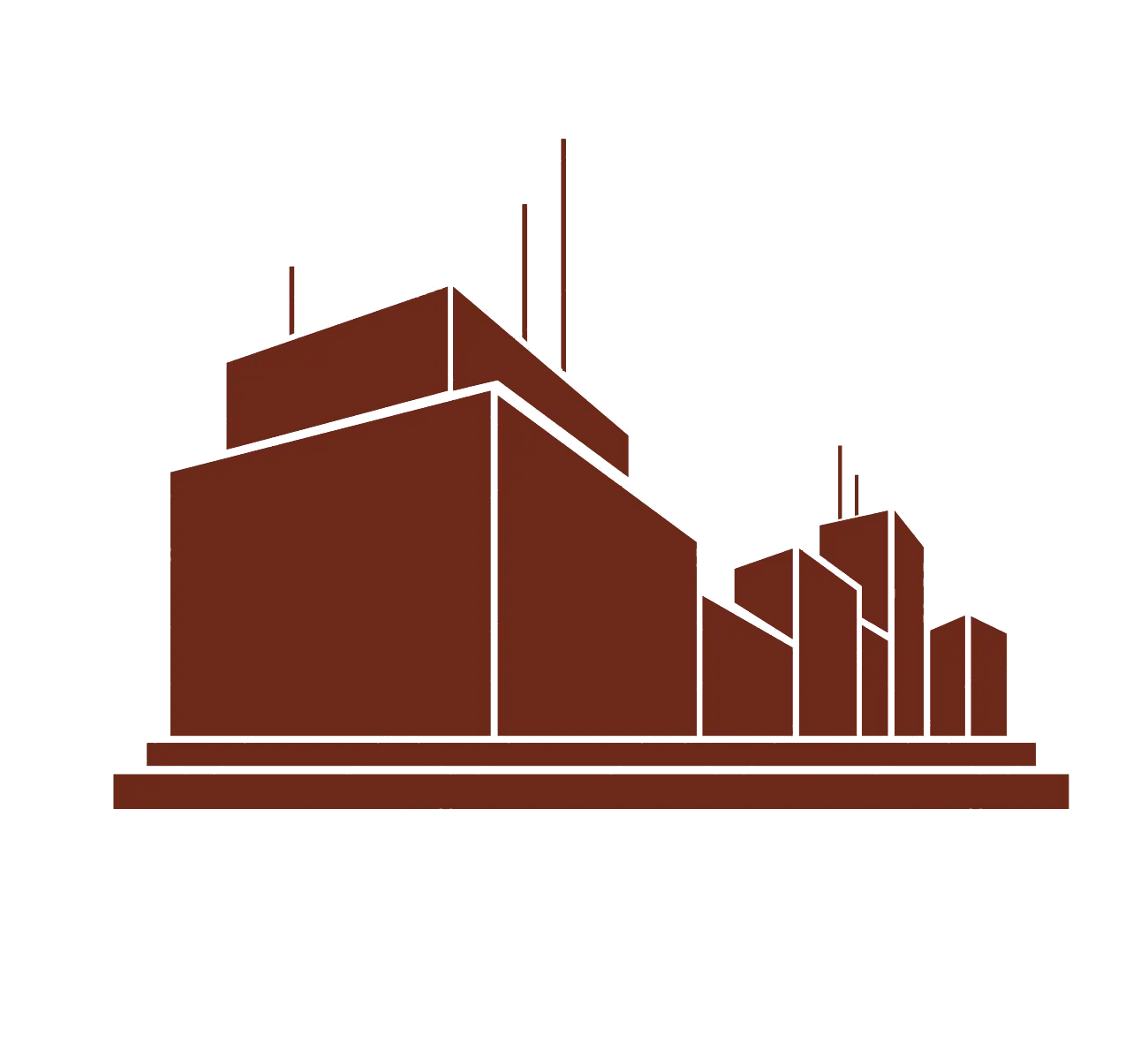 Modern City Buildings Silhouette
