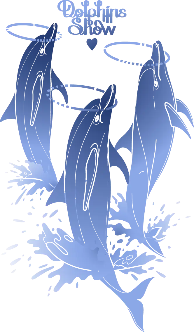 Dolphins Performing Show