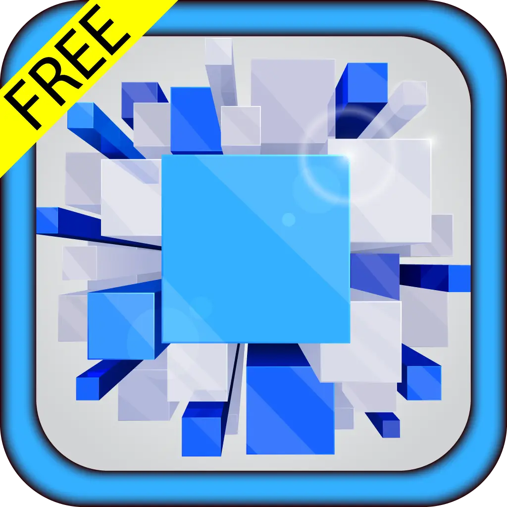 Free Blue Cube App Icon