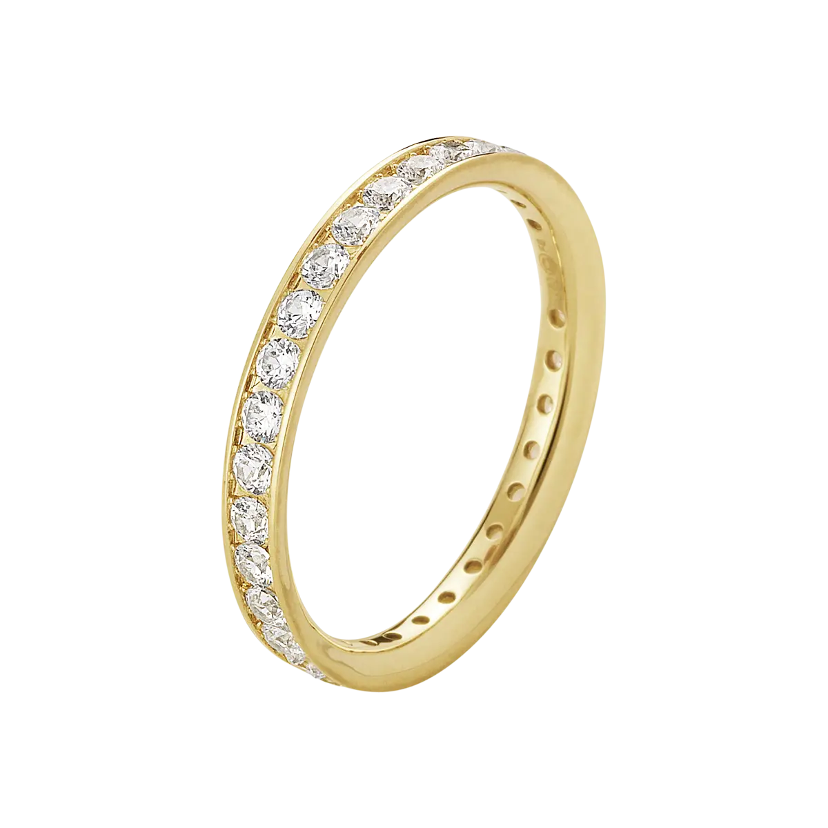 Elegant Gold Ring with Diamonds