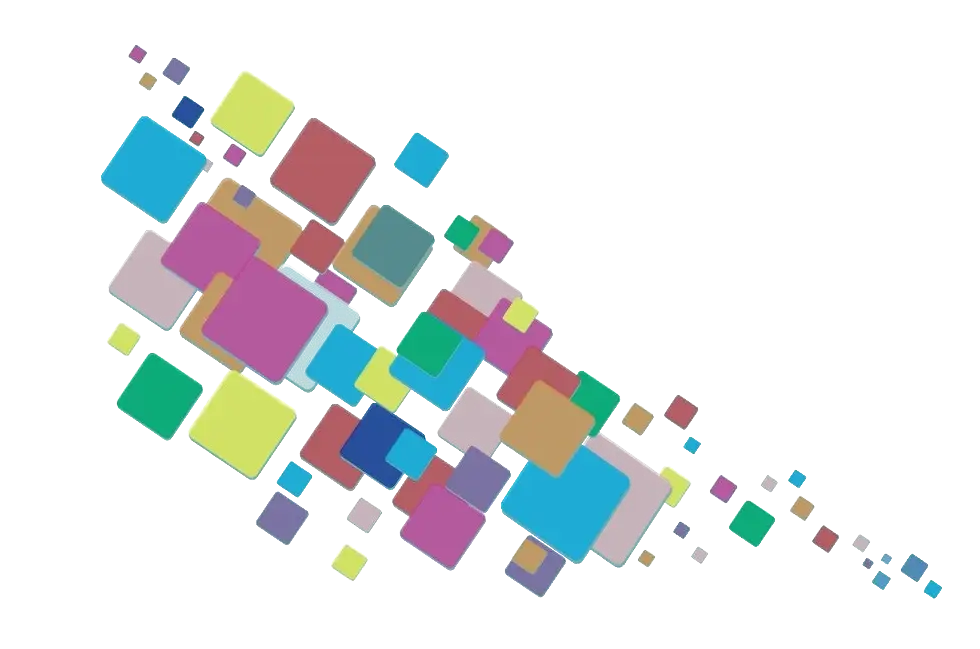 Abstract Colorful Squares Pattern