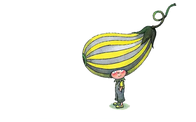 Cartoon Character with Onion Hat