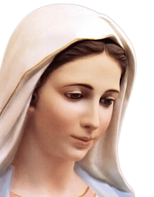 Holy Figure in White Veil