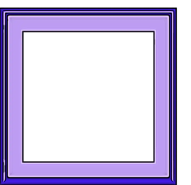 Decorative Purple Square Frame