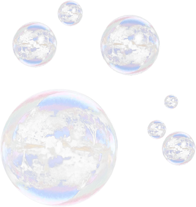 Transparent Soap Bubbles