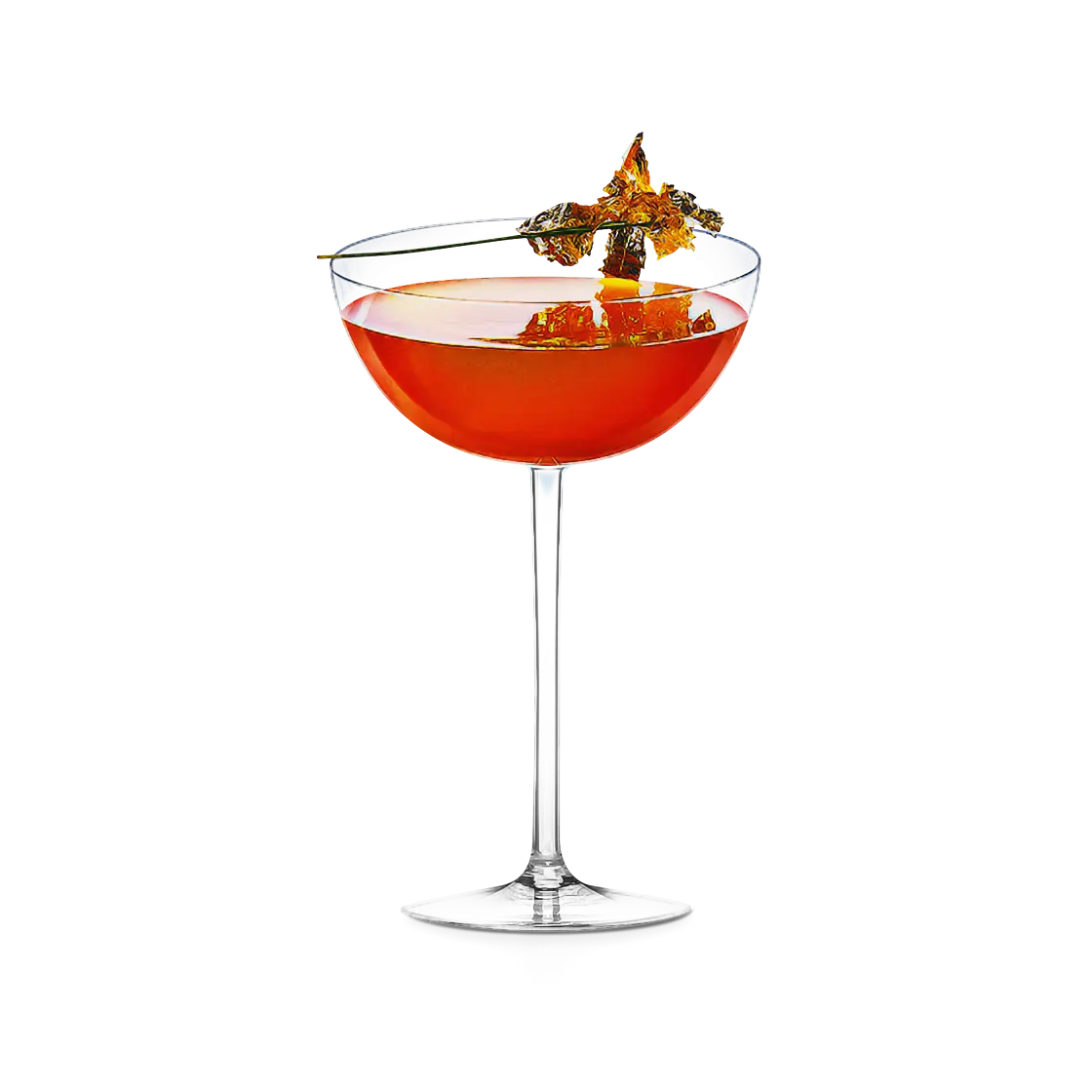 Orange Cocktail in a Glass