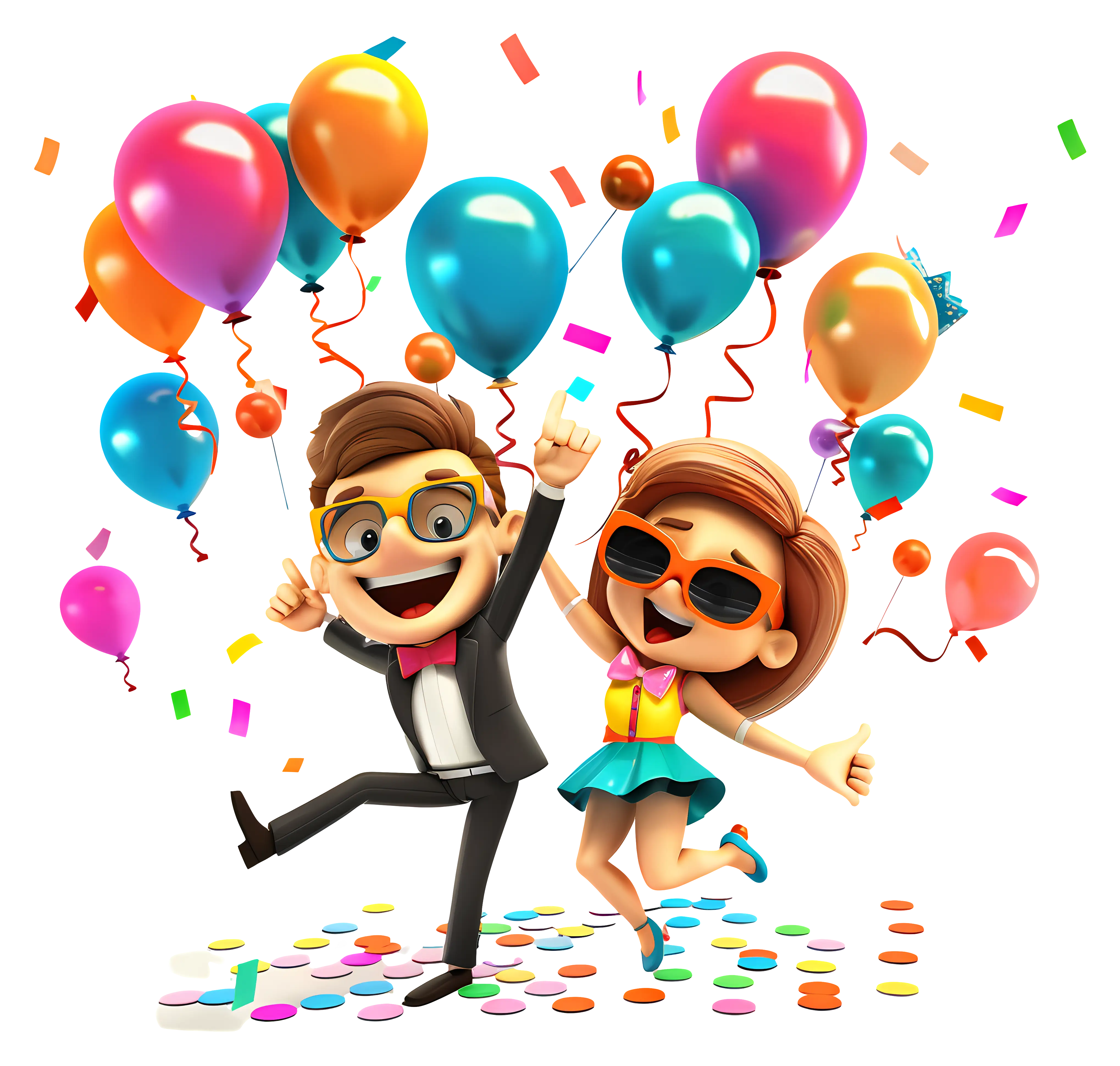 Animated Party Celebration