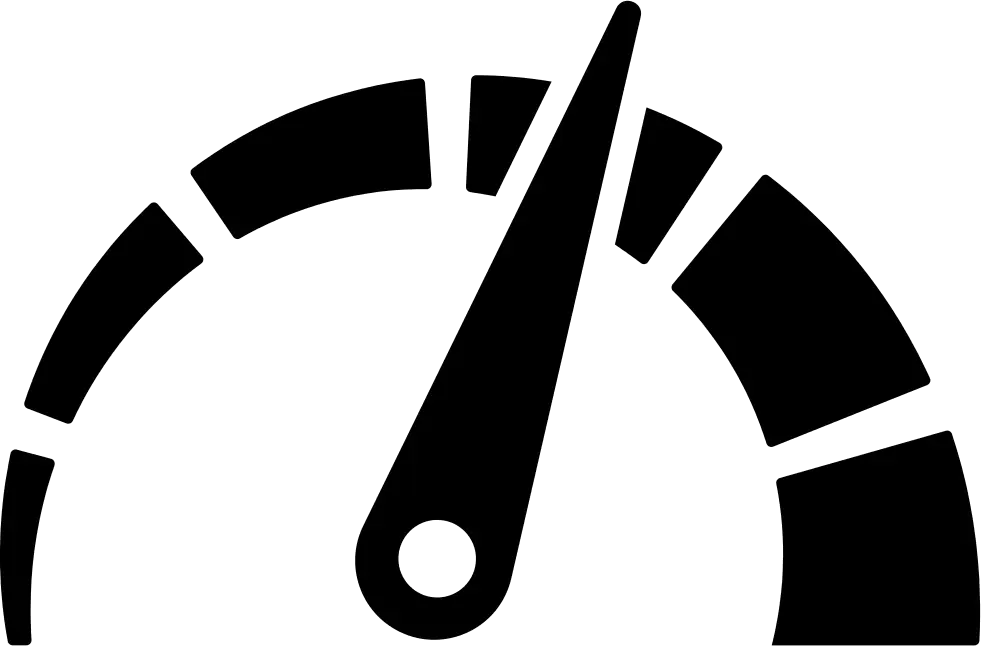 Accelerated Speedometer Icon