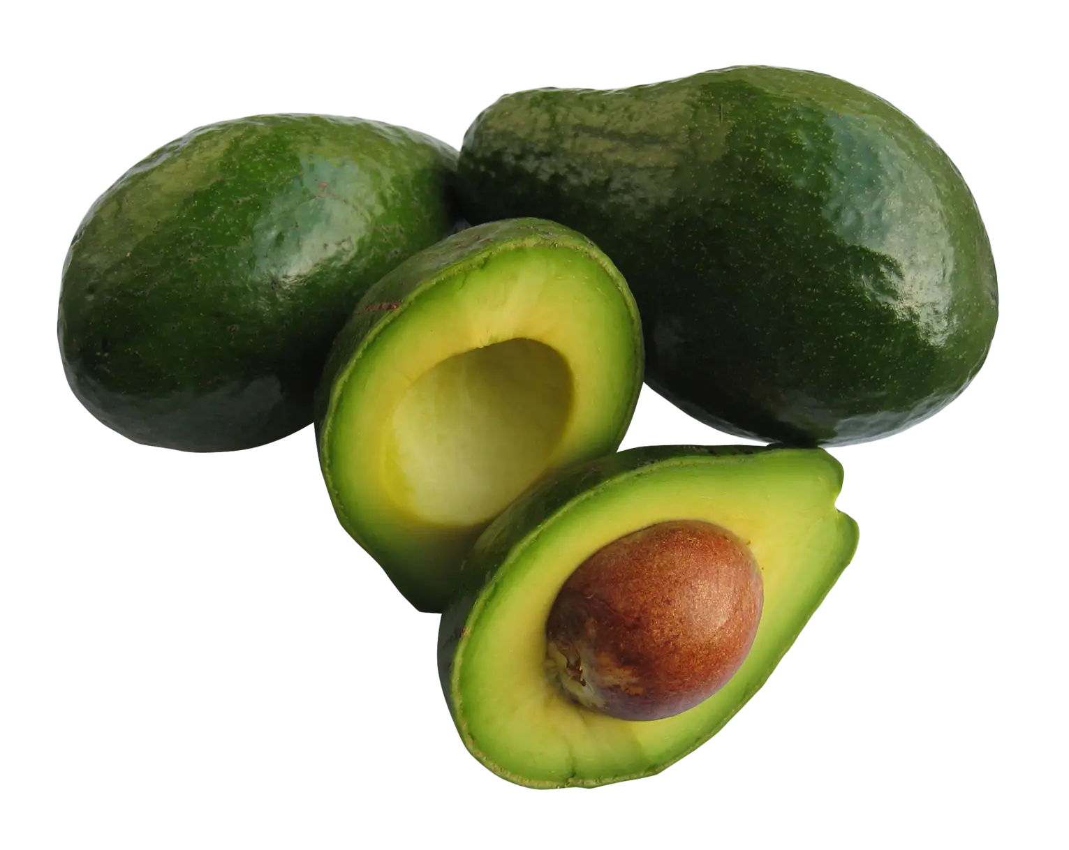 Whole and Sliced Avocado