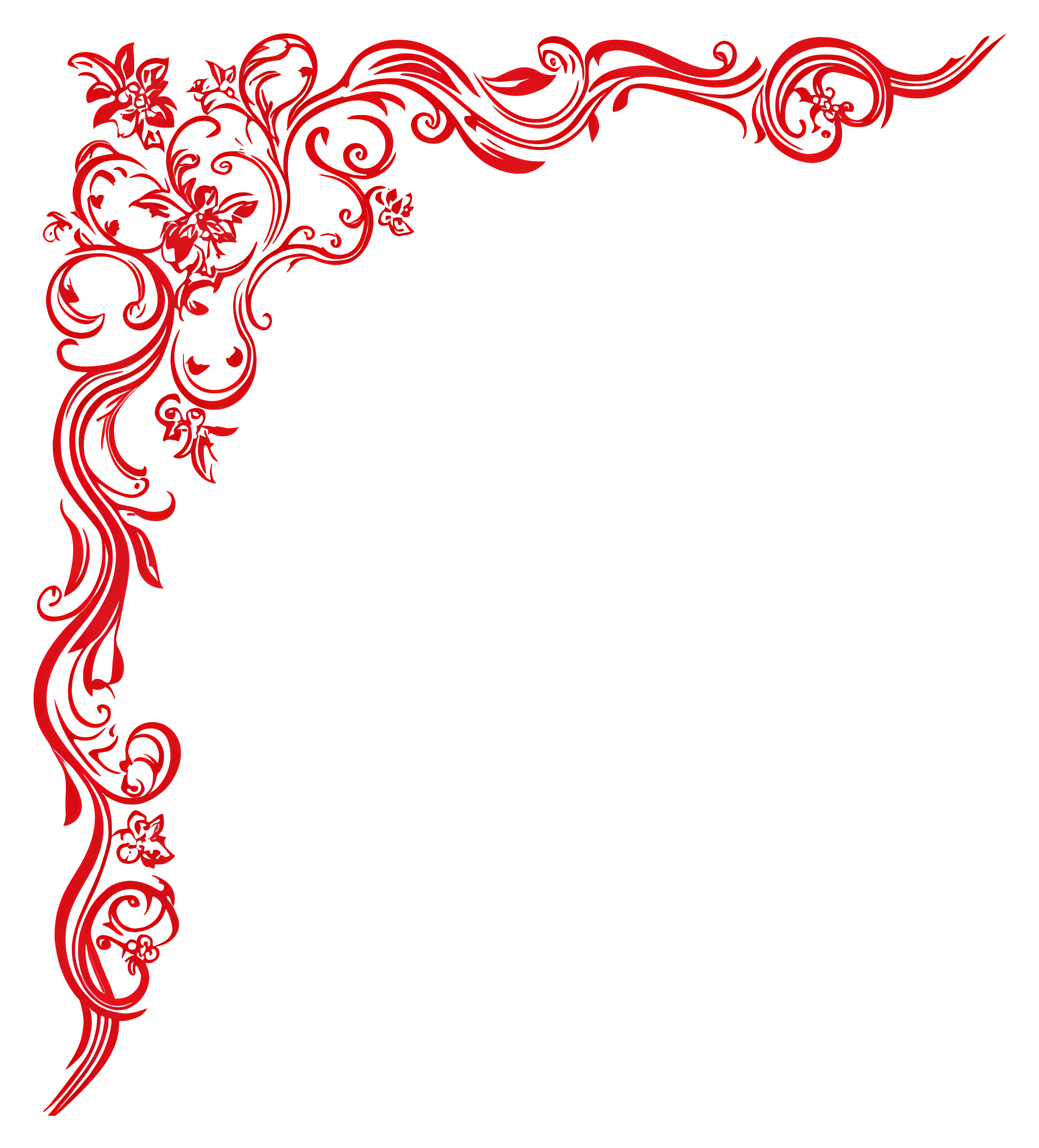 Elegant Floral Border Design