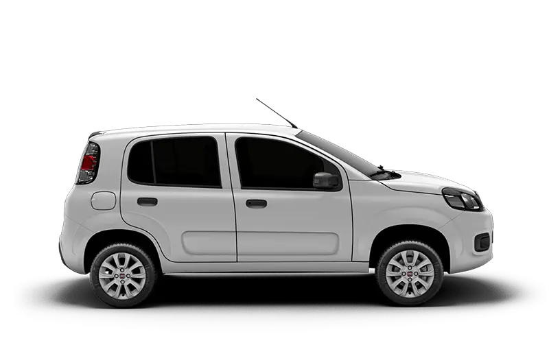 Compact White Car