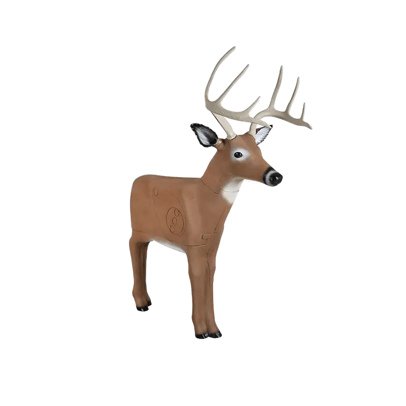 Brown Deer Figure with Antlers
