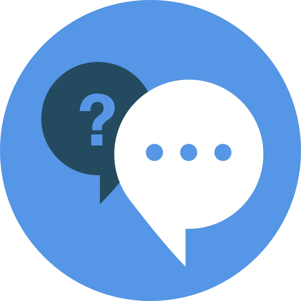 Question Mark in Speech Bubble Icon