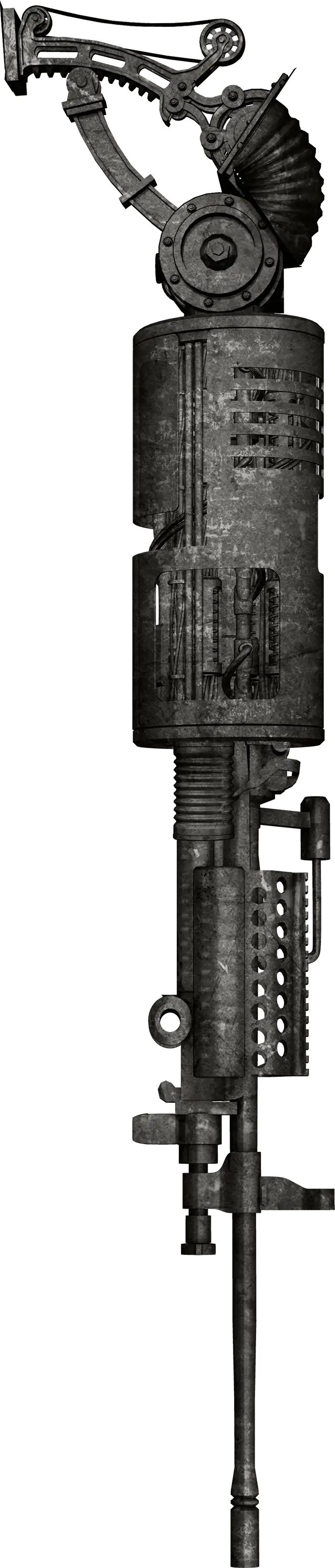 Steampunk Mechanical Gun