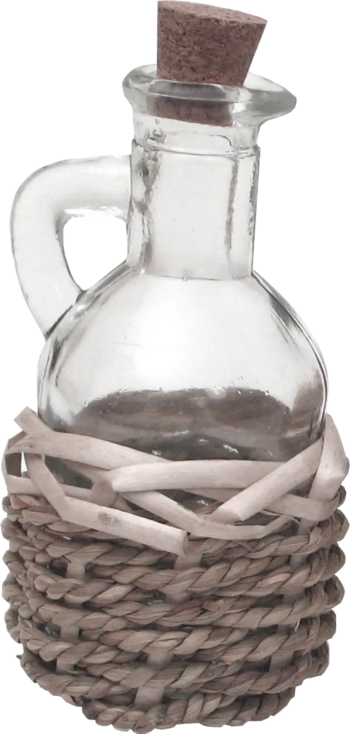 Vintage Glass Bottle with Cork