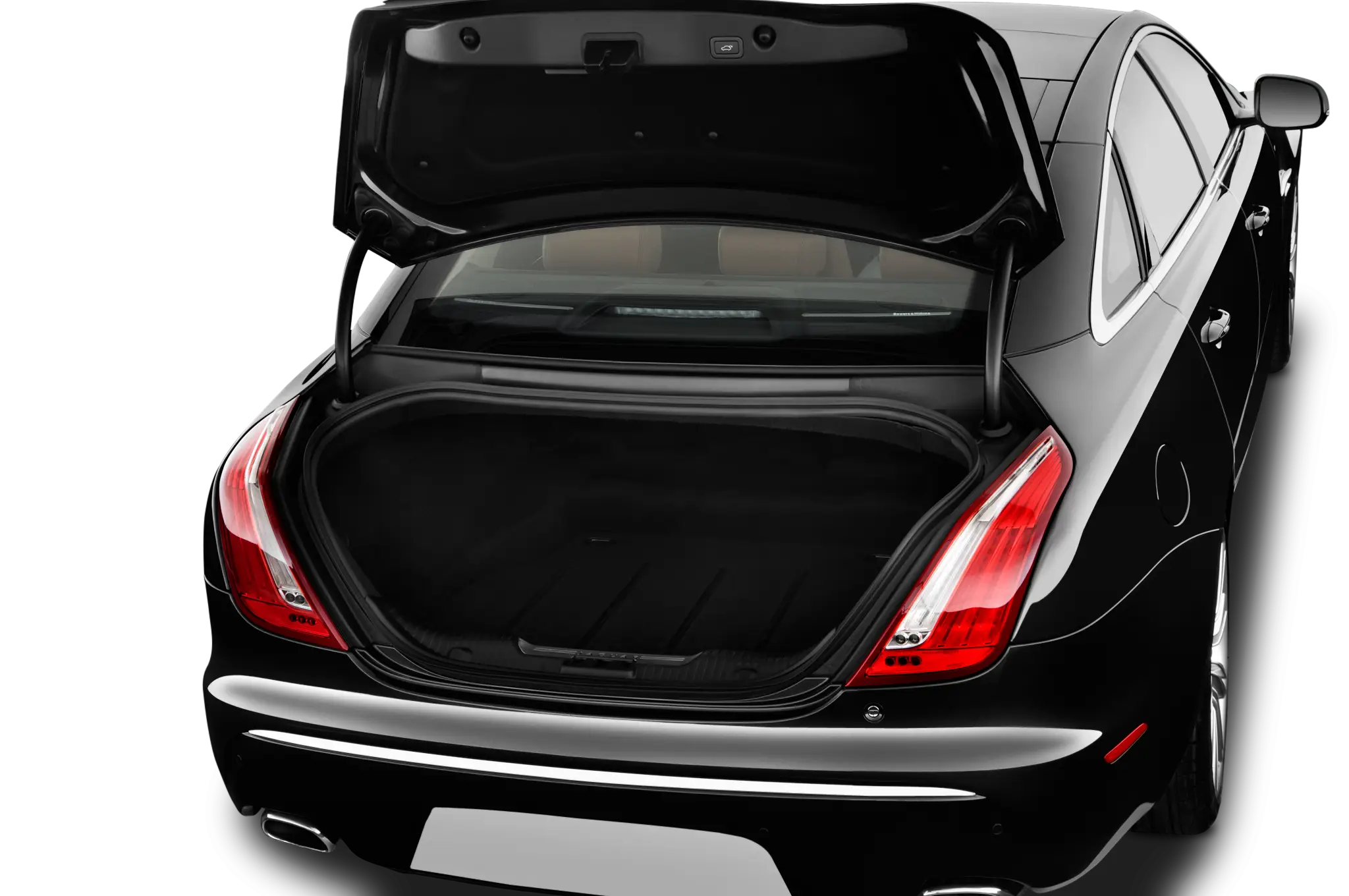 Open Car Trunk Showing Spacious Storage