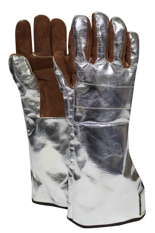 Silver Protective Gloves for Industrial Use