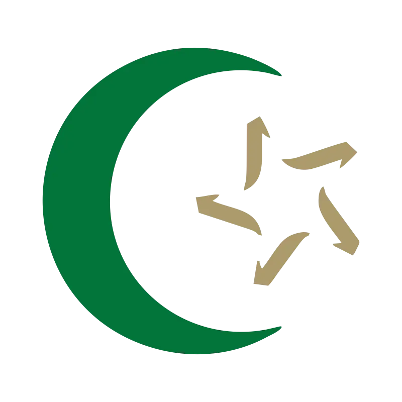 Islamic Crescent and Star Symbol