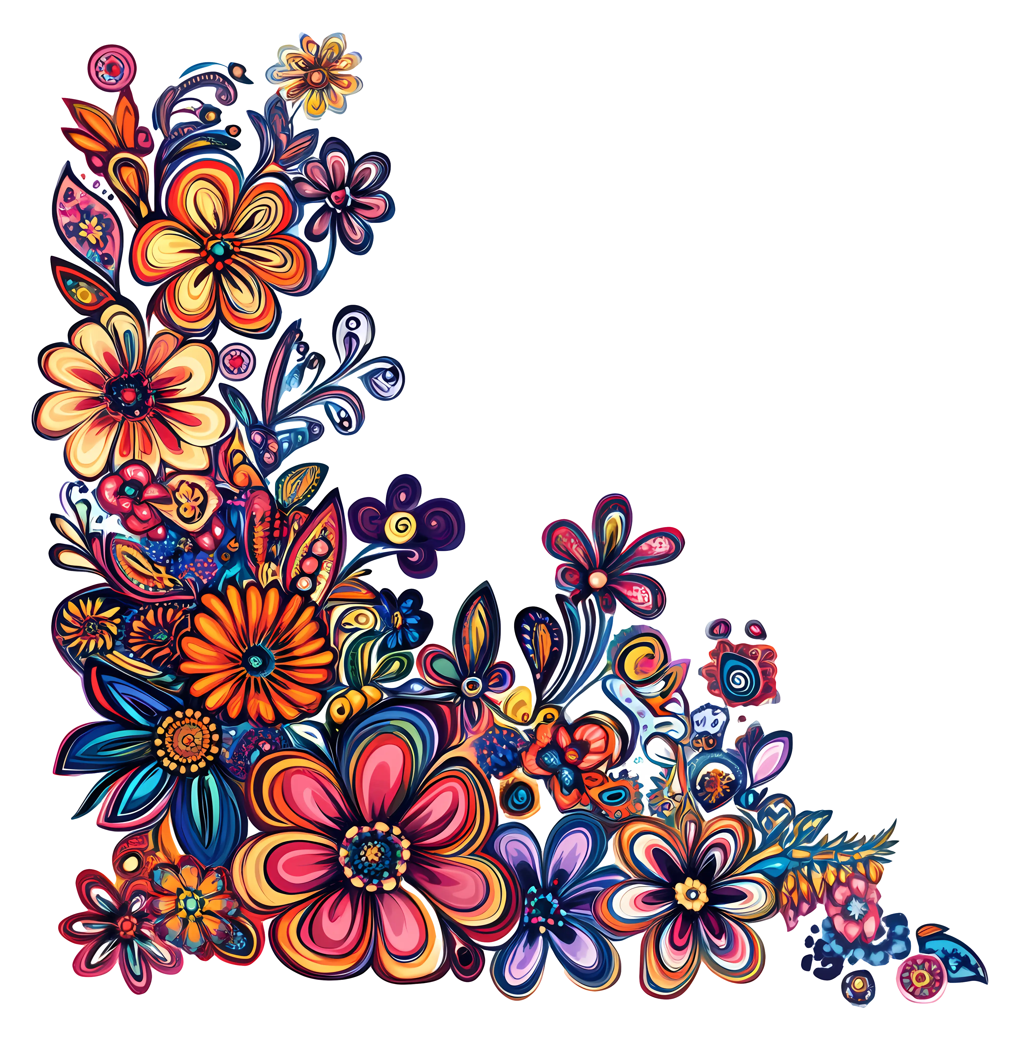Vibrant Corner Floral Design