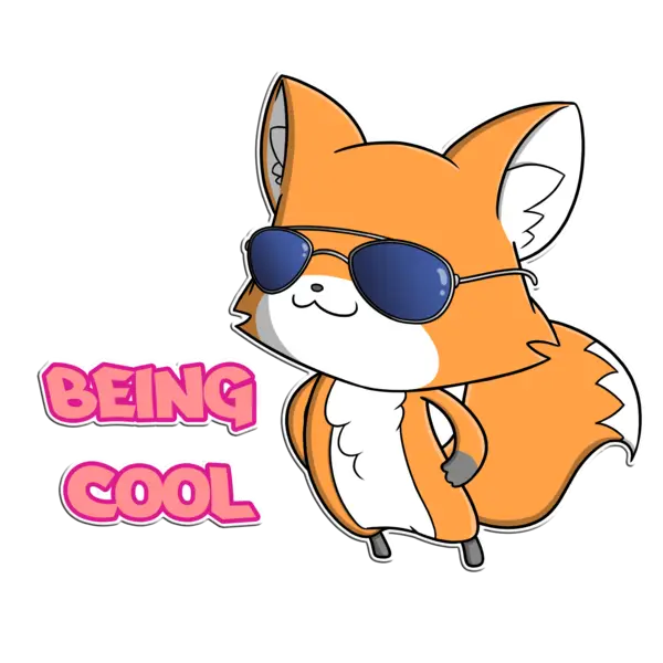 Cool Fox with Sunglasses