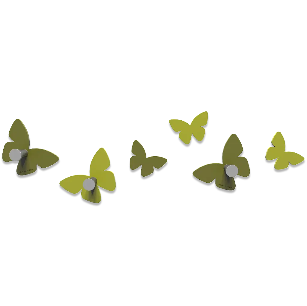 Green Butterfly Decoration Design