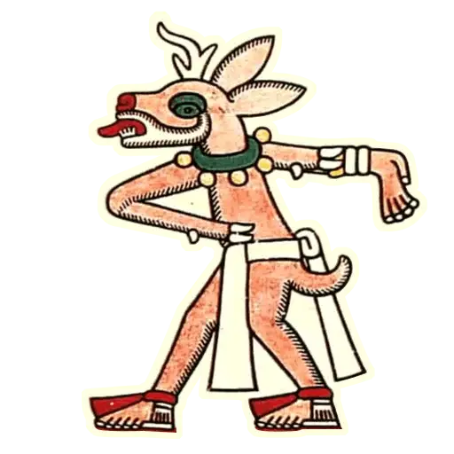 Ancient Aztec Animal Illustration
