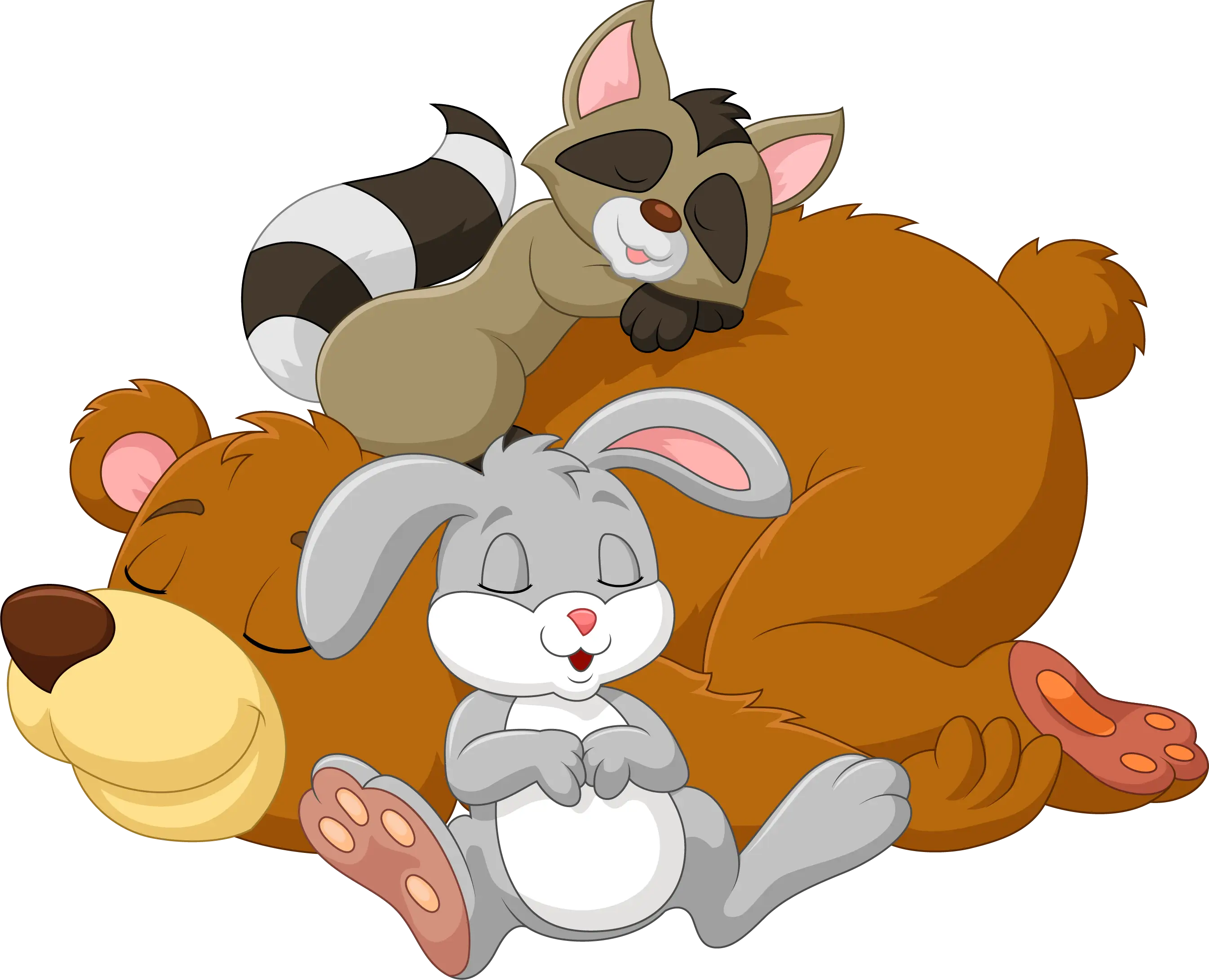 Sleeping Cartoon Animals