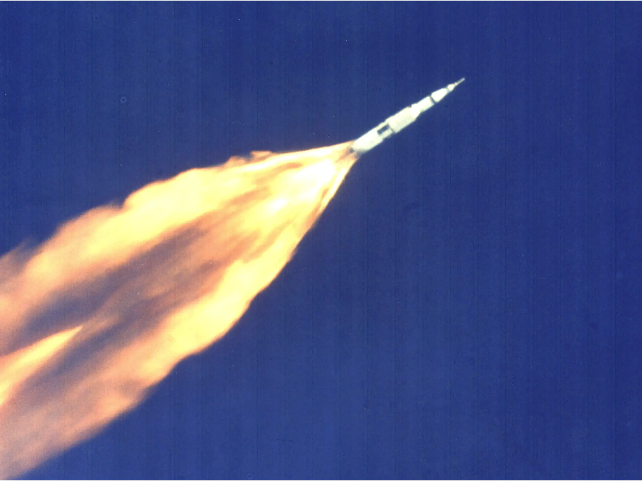 Rocket Launch in Space