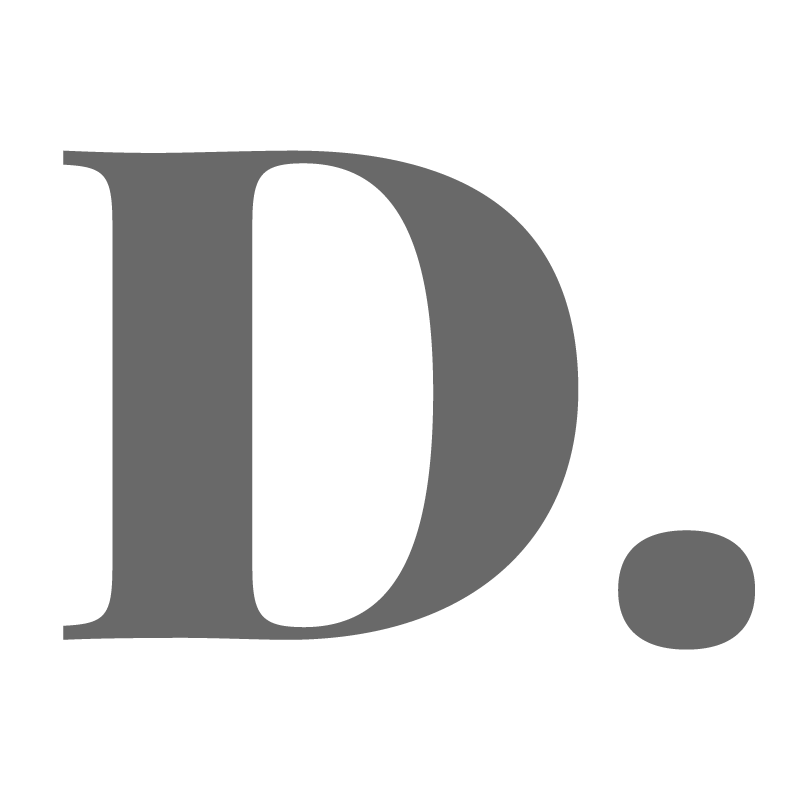 Gray Letter D Logo Design