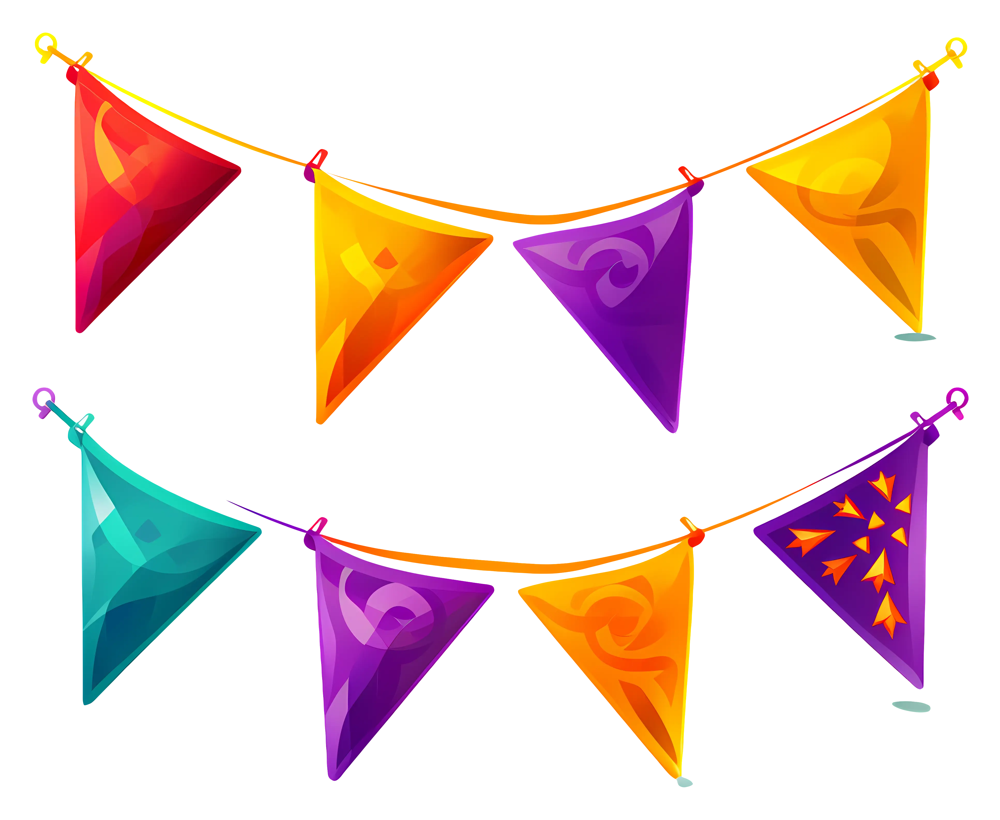 Colorful Bunting Flags