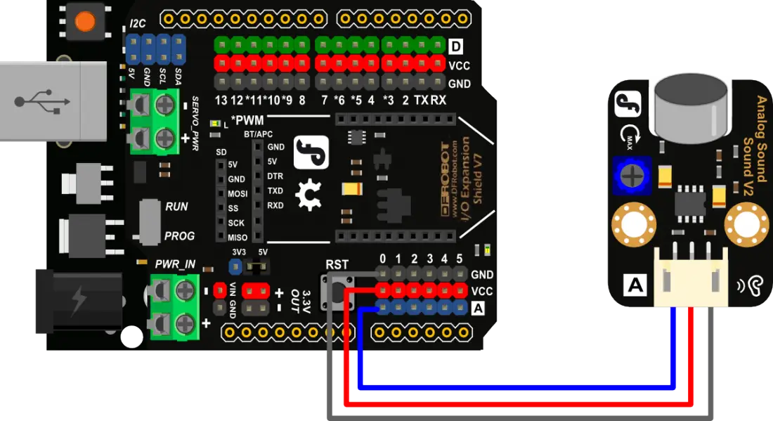 Arduino and Module Electronic Connection Diagram