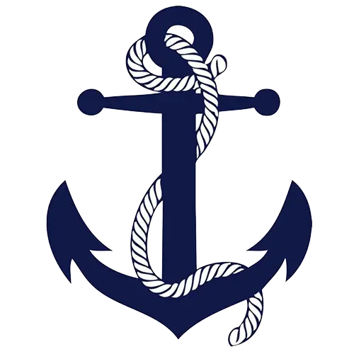 Anchor Wrapped with Rope Design