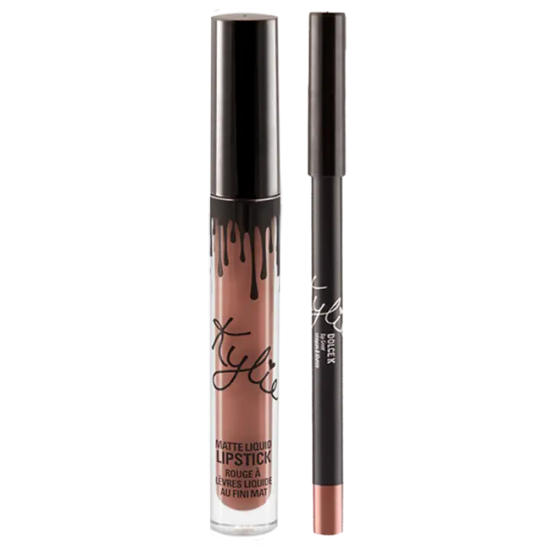 Matte Liquid Lipstick and Lip Liner Set