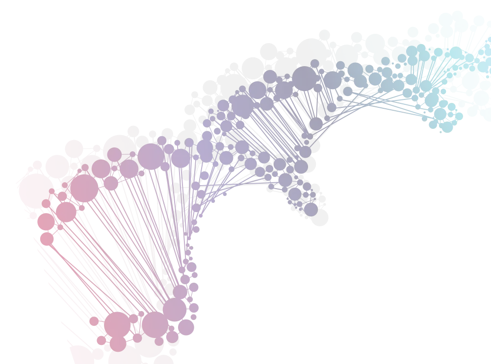 DNA Helix in Modern Graphic Style