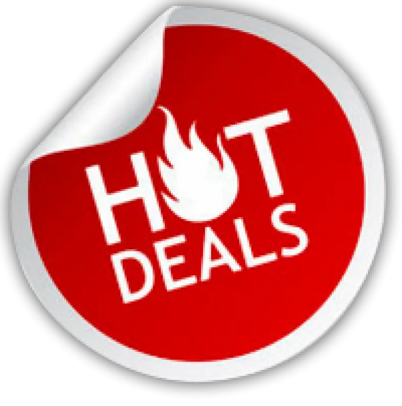 Hot Deals Promotional Sticker