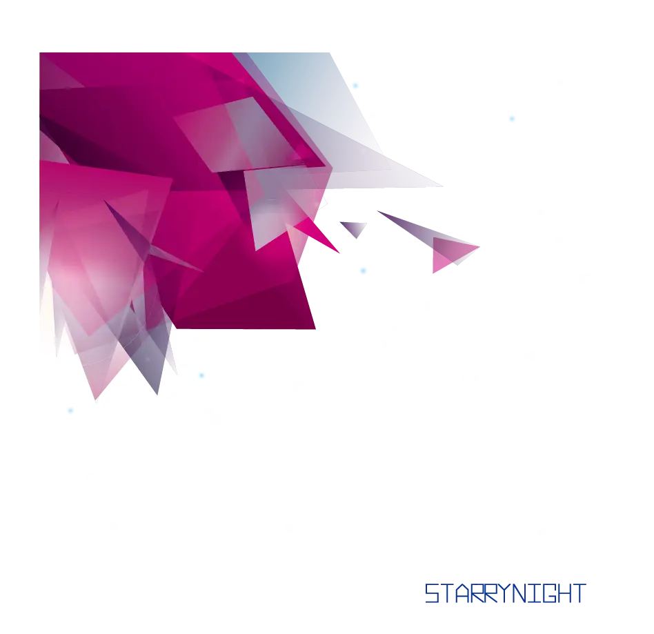 Abstract Pink Geometric Design
