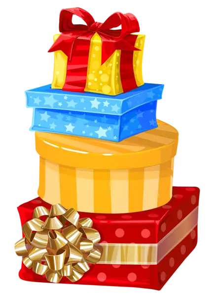 Stack of Colorful Gift Boxes for Celebrations