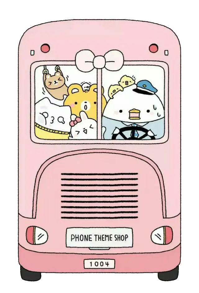 Cute Cartoon Bus