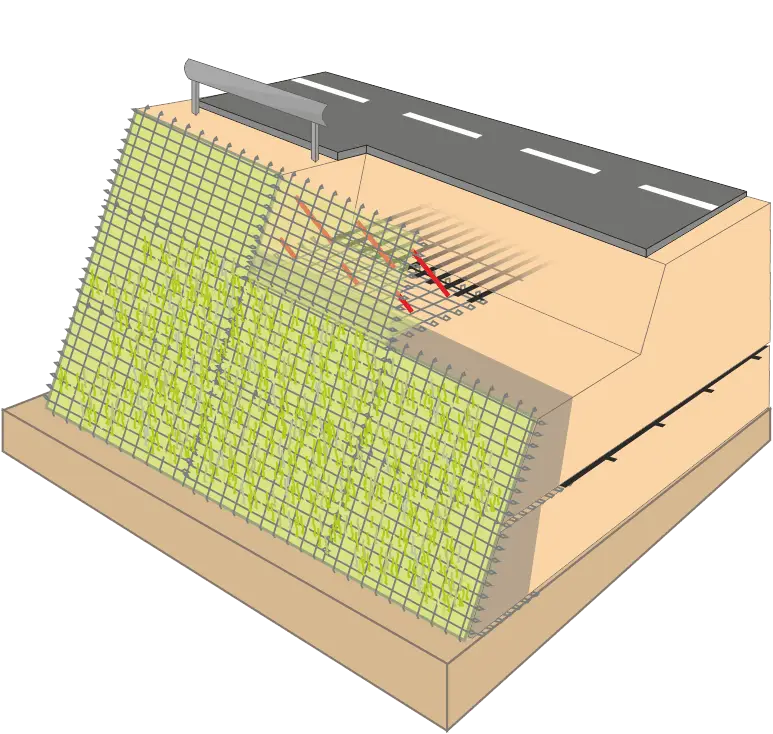 Retaining Wall Construction Diagram