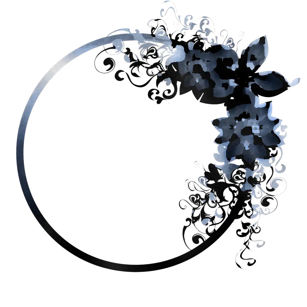 Elegant Floral Circle Design