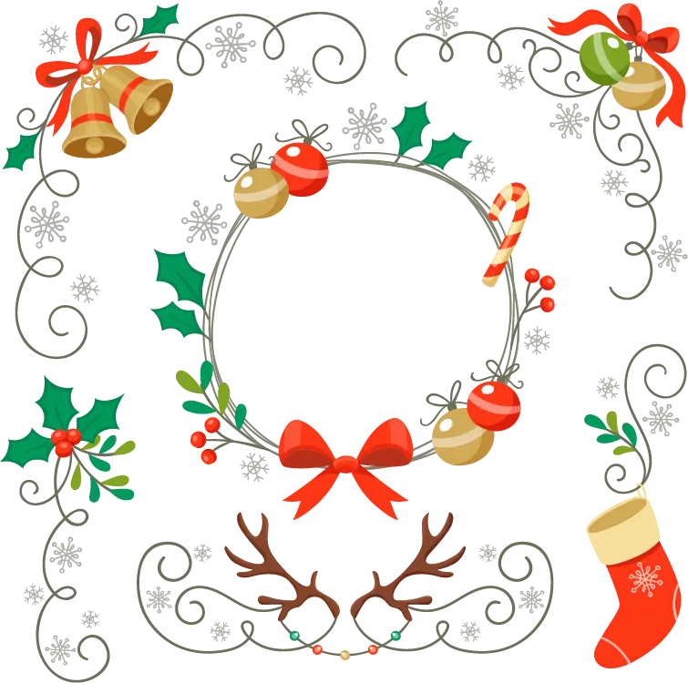 Christmas Decorations and Wreath