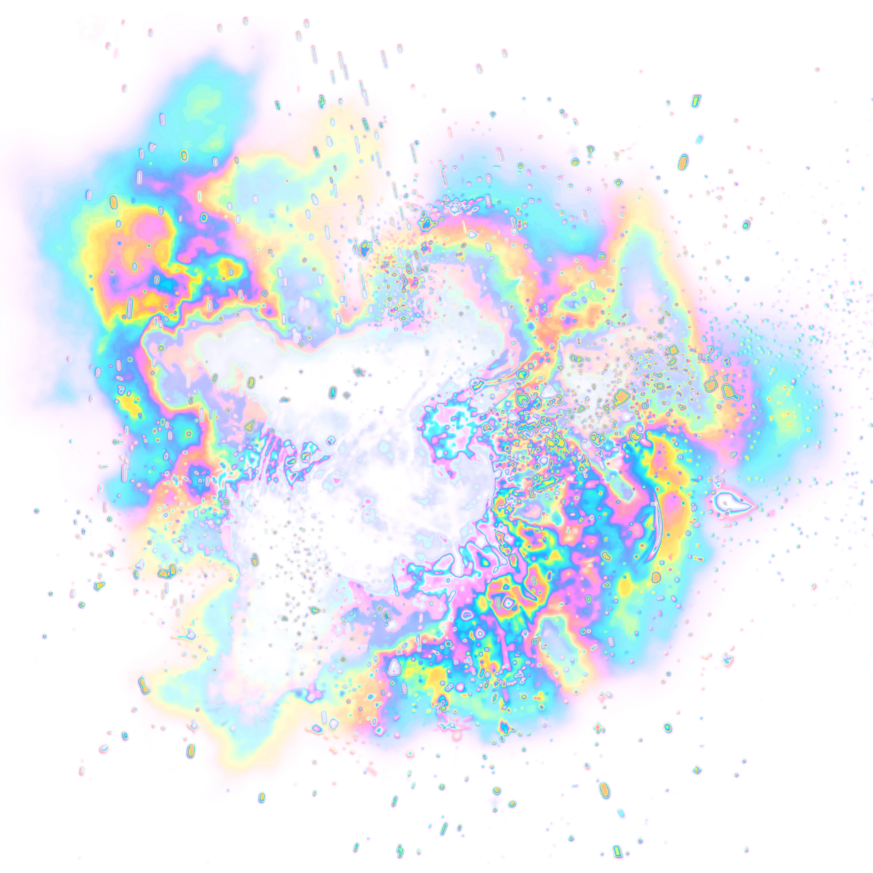 Vibrant Colorful Abstract Art