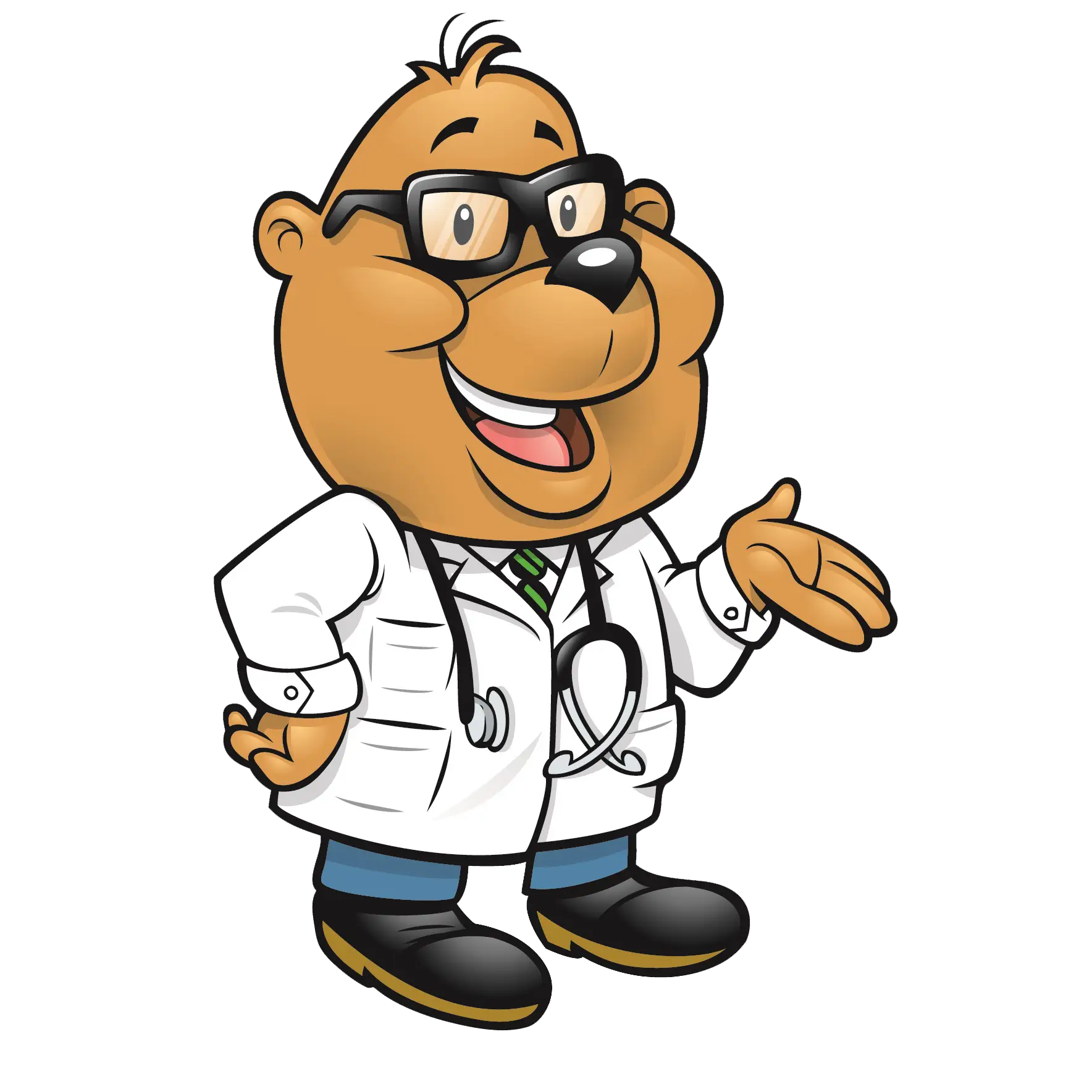 Cartoon Bear Doctor