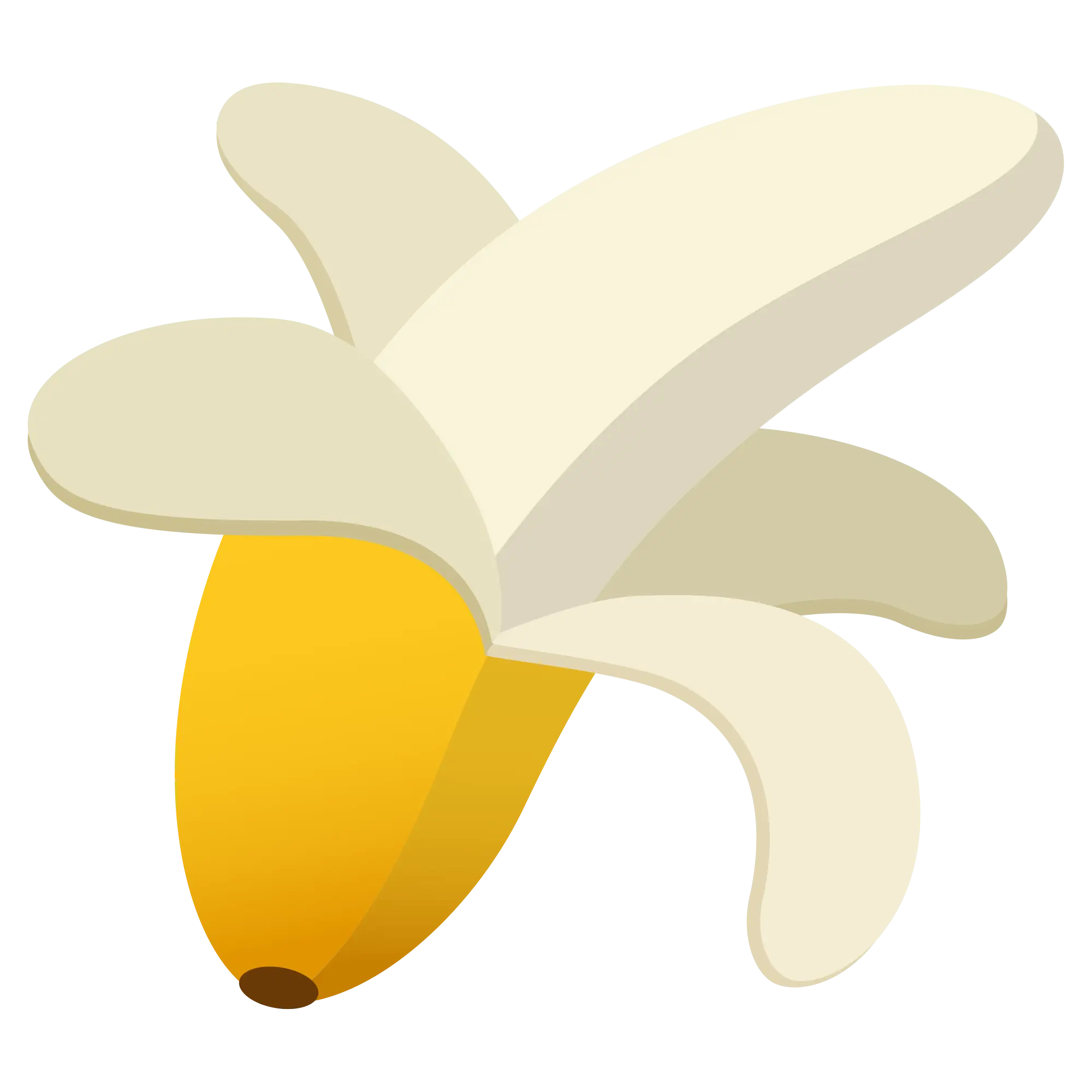Peeled Banana Illustration