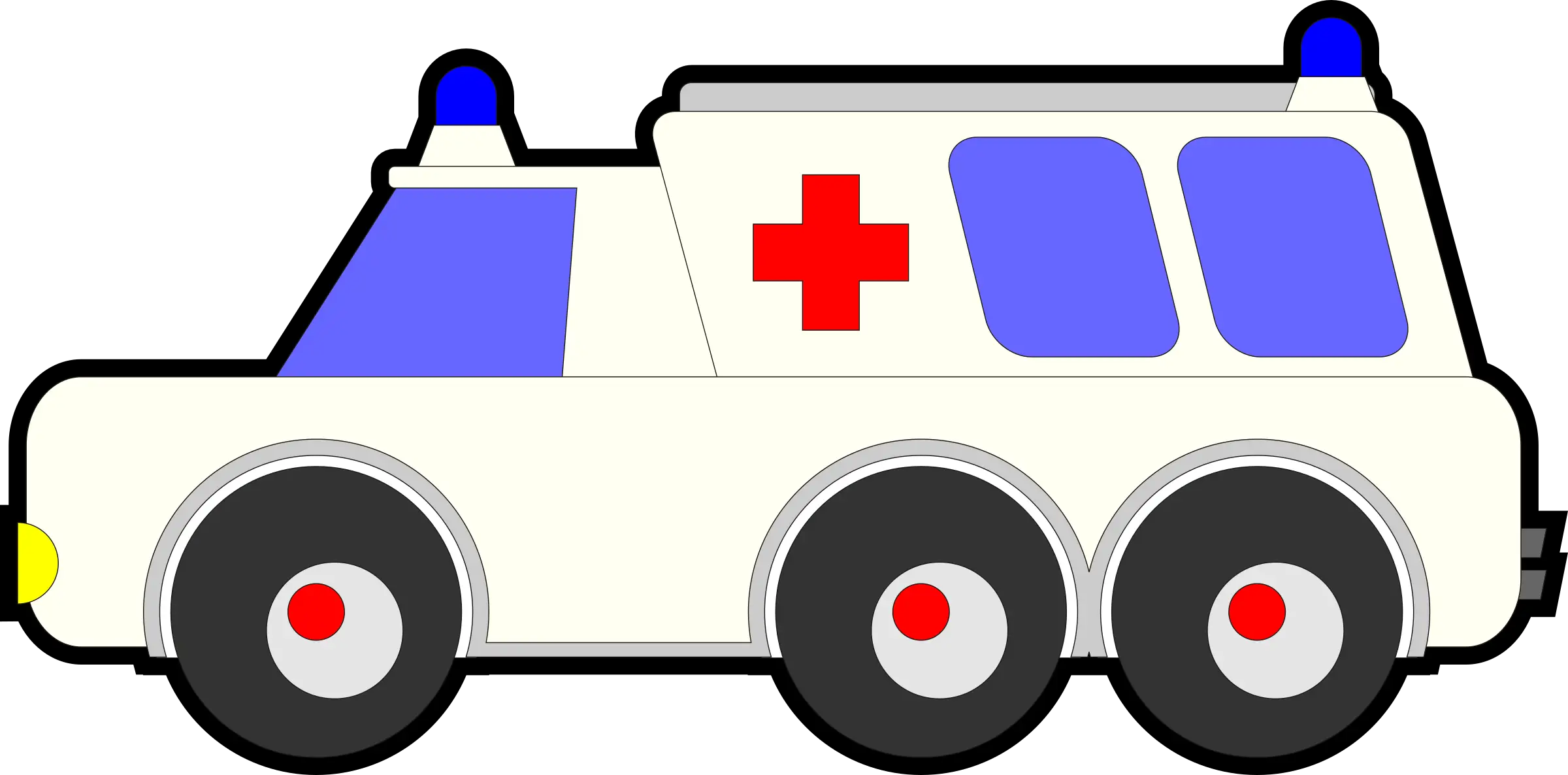 Cartoon Ambulance Illustration