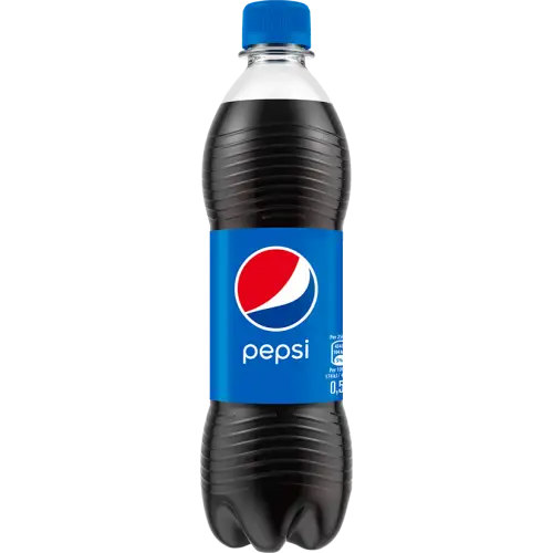 Pepsi Bottle with Blue Label Design