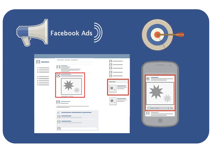 Facebook Ads Marketing Concept